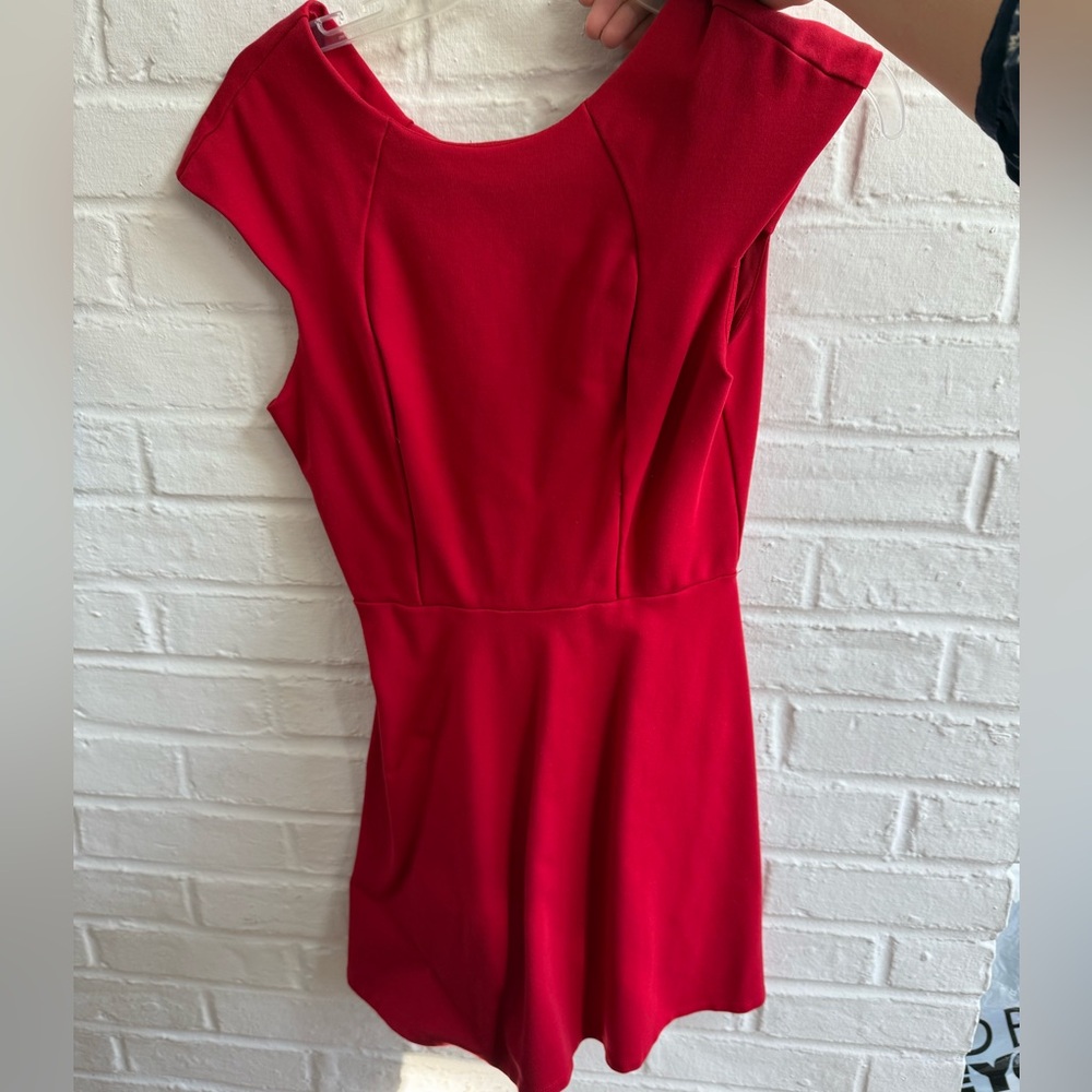 Silence + Noise Vibrant Red Dress